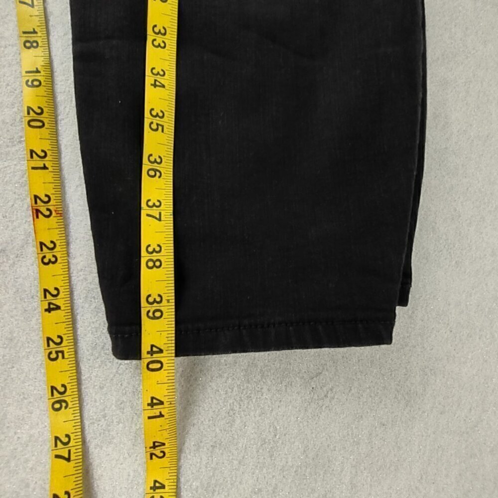 Torrid Womens Button High Rise Stretch Cotton Blend Black Denim Jeans Size 24S - Picture 4 of 10